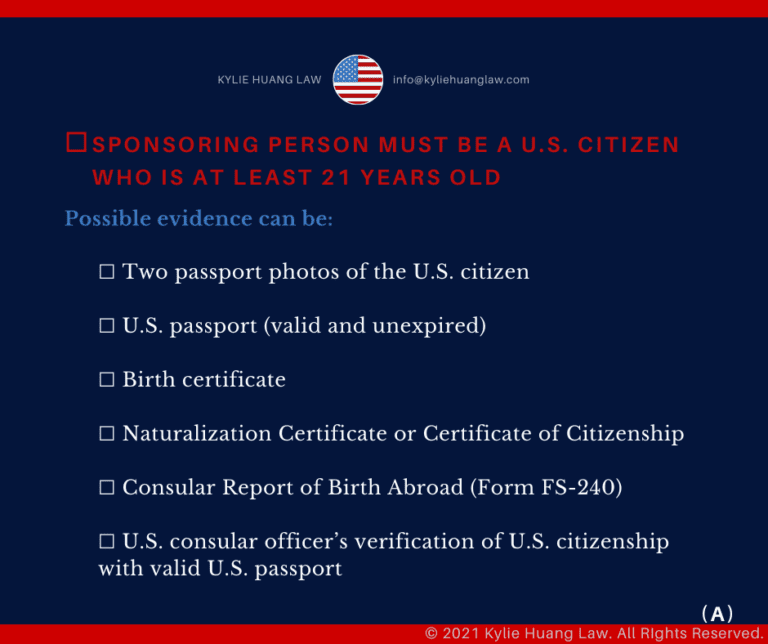 U.S. Citizen's Parents Green Card Checklist Kylie Huang Law